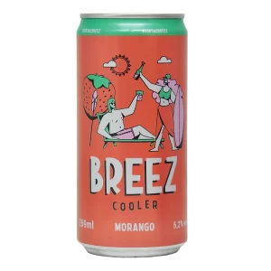COOLER DE MORANGO GASEIFICADO BREEZ LT 12X269ML